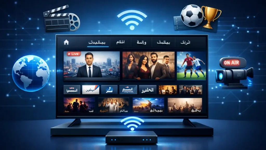 بث تلفزيوني عبر الإنترنت، قنوات عربية أونلاين
