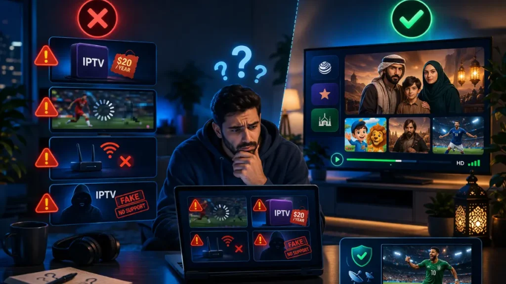 مشاكل IPTV